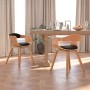 Dining chairs 2 pcs synthetic leather and black curved wood by vidaXL, dining chairs - Ref: Foro24-3092379, Price: 216,54 €, ...