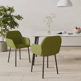 Dining chairs 2 units light green velvet by vidaXL, dining chairs - Ref: Foro24-344704, Price: 114,55 €, Discount: %