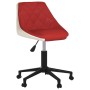 Swivel dining chair 4 pcs white wine red synthetic leather by vidaXL, dining chairs - Ref: Foro24-3088983, Price: 191,99 €, D...