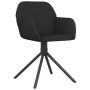 Swivel dining chairs 2 pcs black velvet by vidaXL, dining chairs - Ref: Foro24-344746, Price: 153,11 €, Discount: %