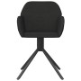 Sillas de comedor giratorias 2 uds terciopelo negro de vidaXL, Sillas de comedor - Ref: Foro24-344746, Precio: 153,11 €, Desc...