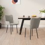 Dining chairs, 2 units, light gray velvet by vidaXL, dining chairs - Ref: Foro24-344820, Price: 121,51 €, Discount: %