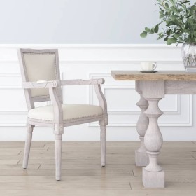 Linen dining chair by vidaXL, dining chairs - Ref: Foro24-344494, Price: 206,64 €, Discount: %