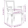 Linen dining chair by vidaXL, dining chairs - Ref: Foro24-344494, Price: 160,85 €, Discount: %