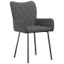 Dining chairs 2 units dark gray fabric by vidaXL, dining chairs - Ref: Foro24-344832, Price: 126,87 €, Discount: %