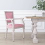 Silla de comedor terciopelo rosa de vidaXL, Sillas de comedor - Ref: Foro24-344499, Precio: 123,40 €, Descuento: %