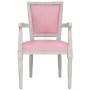 Silla de comedor terciopelo rosa de vidaXL, Sillas de comedor - Ref: Foro24-344499, Precio: 123,40 €, Descuento: %