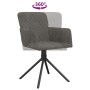 Sillas de comedor giratorias 2 unidades terciopelo gris oscuro de vidaXL, Sillas de comedor - Ref: Foro24-344791, Precio: 133...