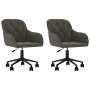 Swivel dining chairs 2 units dark gray velvet by vidaXL, dining chairs - Ref: Foro24-3103422, Price: 180,77 €, Discount: %