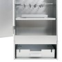 Horno ahumador de barbacoa con mesa acero galvanizado de vidaXL, Barbacoas - Ref: Foro24-3187617, Precio: 240,44 €, Descuento: %