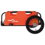 Iron bicycle trailer and orange Oxford cloth by vidaXL, Bicycle trailers - Ref: Foro24-94159, Price: 77,71 €, Discount: %