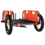 Iron bicycle trailer and orange Oxford cloth by vidaXL, Bicycle trailers - Ref: Foro24-94159, Price: 77,71 €, Discount: %