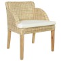 Dining chairs with cushions 2 units natural rattan by vidaXL, dining chairs - Ref: Foro24-325487, Price: 236,59 €, Discount: %