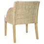 Dining chairs with cushions 2 units natural rattan by vidaXL, dining chairs - Ref: Foro24-325487, Price: 236,59 €, Discount: %