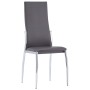 Sillas de comedor 4 unidades cuero sintético gris de vidaXL, Sillas de comedor - Ref: Foro24-281657, Precio: 207,62 €, Descue...