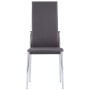 Sillas de comedor 4 unidades cuero sintético gris de vidaXL, Sillas de comedor - Ref: Foro24-281657, Precio: 207,62 €, Descue...