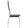 Dining chairs 4 units synthetic leather gray by vidaXL, dining chairs - Ref: Foro24-281657, Price: 207,62 €, Discount: %