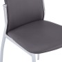 Sillas de comedor 4 unidades cuero sintético gris de vidaXL, Sillas de comedor - Ref: Foro24-281657, Precio: 207,62 €, Descue...