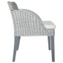 Dining chair with gray natural rattan cushion by vidaXL, dining chairs - Ref: Foro24-325485, Price: 106,99 €, Discount: %