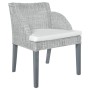 Dining chairs with cushions 2 units gray natural rattan by vidaXL, dining chairs - Ref: Foro24-325488, Price: 164,79 €, Disco...