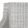 Dining chairs with cushions 2 units gray natural rattan by vidaXL, dining chairs - Ref: Foro24-325494, Price: 180,65 €, Disco...