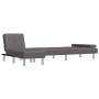 L-förmiges Schlafsofa aus grauem Kunstleder, 255 x 140 x 70 cm von vidaXL, Sofas - Ref: Foro24-3157267, Preis: 397,80 €, Raba...