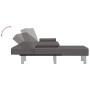 L-shaped sofa bed gray synthetic leather 255x140x70 cm by vidaXL, Sofas - Ref: Foro24-3157267, Price: 397,80 €, Discount: %