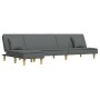 L-förmiges Schlafsofa aus dunkelgrauem Stoff, 255 x 140 x 70 cm von vidaXL, Sofas - Ref: Foro24-3157248, Preis: 359,93 €, Rab...