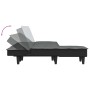 L-förmiges Schlafsofa aus dunkelgrauem Stoff, 255 x 140 x 70 cm von vidaXL, Sofas - Ref: Foro24-3157257, Preis: 351,99 €, Rab...