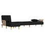 L-shaped black fabric sofa bed 279x140x70 cm by vidaXL, Sofas - Ref: Foro24-3157213, Price: 403,99 €, Discount: %