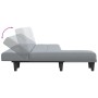 L-förmiges Schlafsofa hellgrauer Stoff 255x140x70 cm von vidaXL, Sofas - Ref: Foro24-3157226, Preis: 372,99 €, Rabatt: %