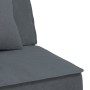 L-förmiges Schlafsofa aus dunkelgrauem Samt, 255 x 140 x 70 cm von vidaXL, Sofas - Ref: Foro24-3157252, Preis: 367,15 €, Raba...