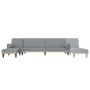 L-förmiges Schlafsofa hellgrauer Stoff 260x140x70 cm von vidaXL, Sofas - Ref: Foro24-3157272, Preis: 379,23 €, Rabatt: %