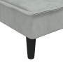 Sofá cama en forma de L terciopelo gris claro 255x140x70 cm de vidaXL, Sofás - Ref: Foro24-3157260, Precio: 379,36 €, Descuen...