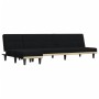 L-shaped sofa bed black fabric 255x140x70 cm by vidaXL, Sofas - Ref: Foro24-3157228, Price: 372,41 €, Discount: %