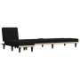 L-shaped sofa bed black fabric 255x140x70 cm by vidaXL, Sofas - Ref: Foro24-3157228, Price: 372,41 €, Discount: %