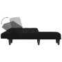 L-shaped sofa bed black fabric 255x140x70 cm by vidaXL, Sofas - Ref: Foro24-3157228, Price: 372,41 €, Discount: %