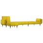 L-shaped sofa bed yellow velvet 275x140x70 cm by vidaXL, Sofas - Ref: Foro24-3157210, Price: 418,59 €, Discount: %