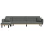 L-shaped dark gray fabric sofa bed 275x140x70 cm by vidaXL, Sofas - Ref: Foro24-3157230, Price: 420,90 €, Discount: %