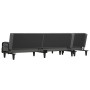 L-förmiges Schlafsofa dunkelgrauer Stoff 260x140x70 cm von vidaXL, Sofas - Ref: Foro24-3157270, Preis: 372,67 €, Rabatt: %