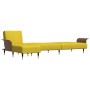 L-shaped sofa bed yellow velvet 279x140x70 cm by vidaXL, Sofas - Ref: Foro24-3157219, Price: 459,95 €, Discount: %