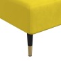 L-shaped sofa bed yellow velvet 279x140x70 cm by vidaXL, Sofas - Ref: Foro24-3157219, Price: 459,95 €, Discount: %