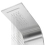 Curved Stainless Steel Shower Panel System by vidaXL, Jet nozzles for bathtubs and showers - Ref: Foro24-142370, Price: 286,0...