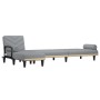 Sofá cama en forma de L tela gris claro 260x140x70 cm de vidaXL, Sofás - Ref: Foro24-3157269, Precio: 369,68 €, Descuento: %