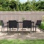 7-teiliges Garten-Essset mit Kissen aus synthetischem Rattan und Stahl von vidaXL, Gartensets - Ref: Foro24-3186951, Preis: 5...