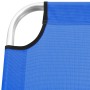 Extra high senior folding aluminum blue lounger by vidaXL, Loungers - Ref: Foro24-47912, Price: 146,99 €, Discount: %