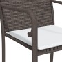 Garden dining set, 5 pieces, with synthetic rattan and steel cushions. by vidaXL, Garden sets - Ref: Foro24-3186941, Price: 3...