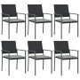 7-piece garden dining set synthetic rattan and steel by vidaXL, Garden sets - Ref: Foro24-3187031, Price: 425,99 €, Discount: %