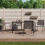 5-teiliges Garten-Essset mit Kissen aus synthetischem Rattan und Stahl von vidaXL, Gartensets - Ref: Foro24-3186961, Preis: 3...