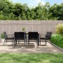 7-teiliges Garten-Essset mit Kissen aus synthetischem Rattan und Stahl von vidaXL, Gartensets - Ref: Foro24-3186996, Preis: 6...